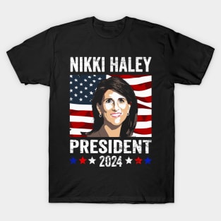 Nikki Haley for President Nikki Haley 2024 Campaign T-Shirt